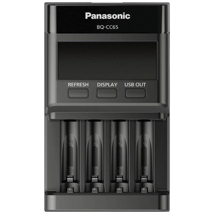 Chargeur Rapide Panasonic BQ-CC63 Pour Batteries Eneloop NiMH AA/AAA, Super Charge, Fabriqué Au Japon
