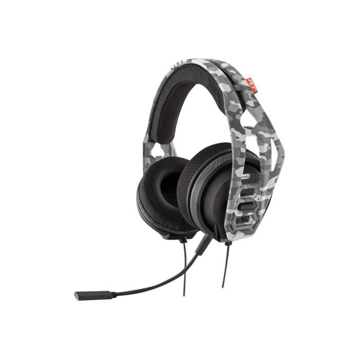 Casque filaire Plantronics RIG 400HS pour Sony PlayStation 4 - Micro anti-bruit commandes de volume confort incroyable