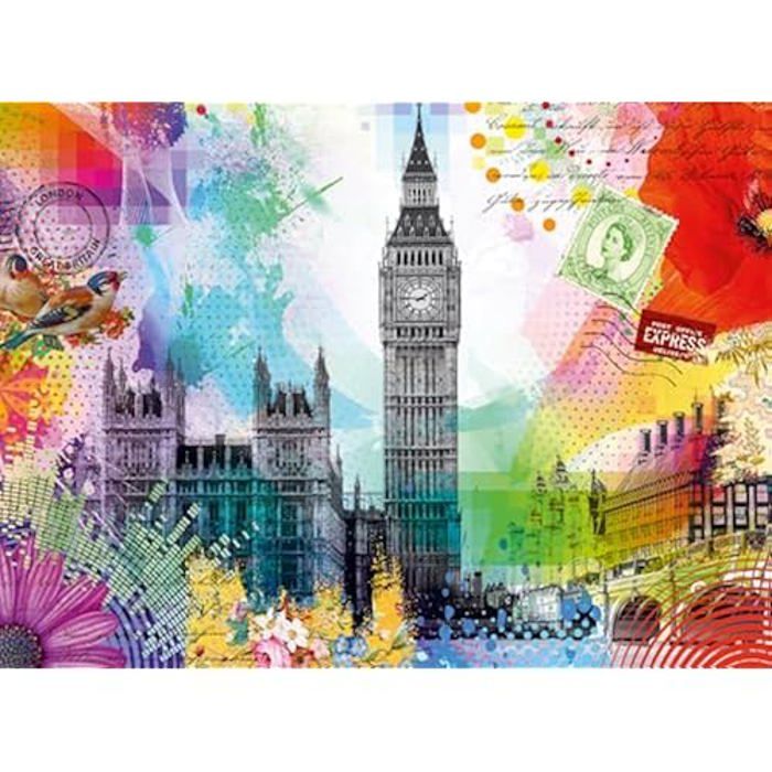 Ravensburger - Puzzle Adulte - Puzzle 500 pièces - Carte de Londres - Adultes et enfants à partir de 12 ans - Puzzle de qualité