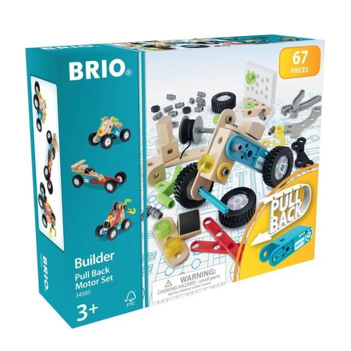 BRIO - Coffret Builder et Moteur à rétrofriction