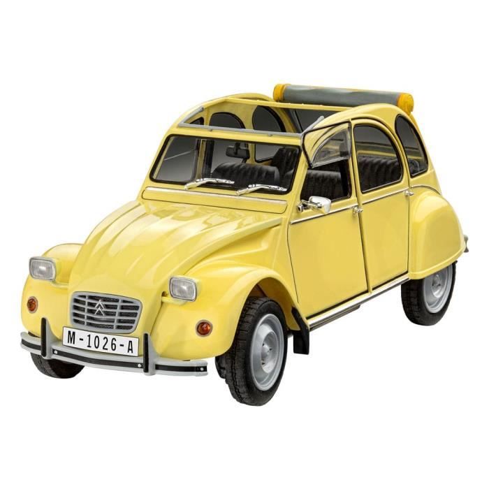 Maquette - REVELL - Citroen 2 CV - Kit complet - Intérieur authentique - Moteur multicomposants