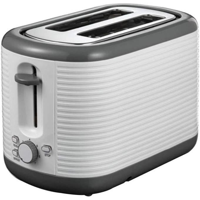 Grille-pain Subito Inox 2 Fentes Longues, 7 Positions, Dégivrage, Arrêt Auto, Neuf