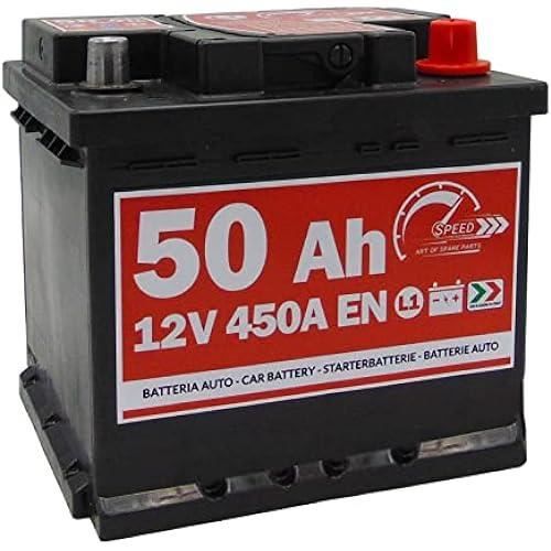 Batterie Voiture Speed de SMC - L150 - 12V 50 Ah 450 A - Pôle positif à droite