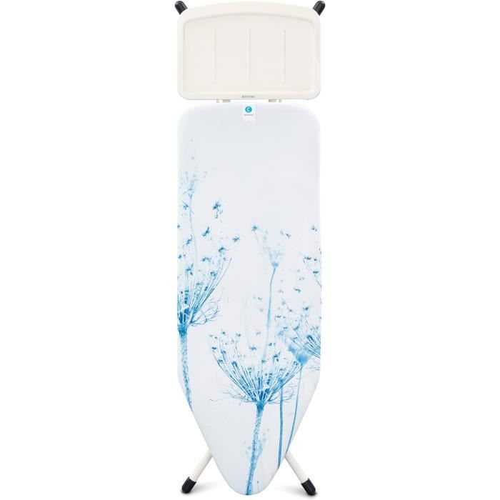 Planche à Repasser Vapeur Pulse Black - Surface 32 X 108 Cm - Rembourrage Extra - Housse Coton Oeko-Tex