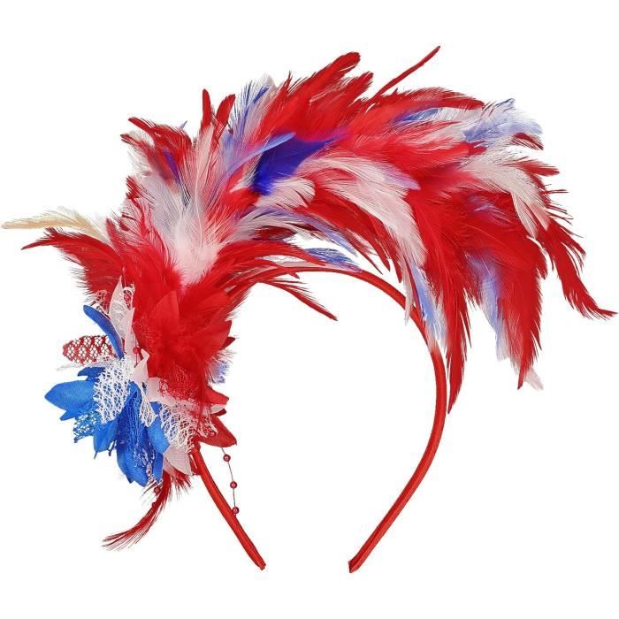 Bandeau Plumes De Fleur Artificielle, Années 1920