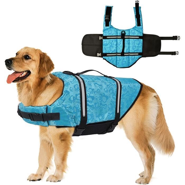 Gilet de sauvetage sale pour chien petite taille