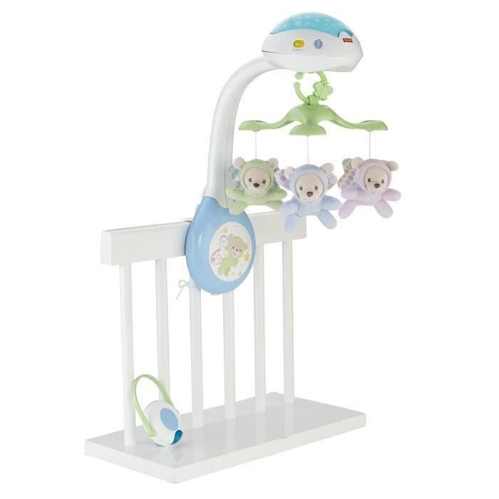 Mobile Musical Pour Lit Bebe Telecommande Projection De Lumieres Musiques Et Sons Des La Naissance Mobile Musical Cdiscount Pret A Porter