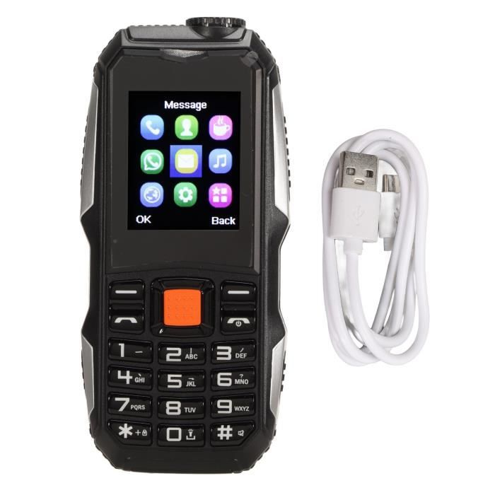 Téléphone portable pour personnes âgées SURENHAP - écran 1,8 pouces - 2800mAh - blanc