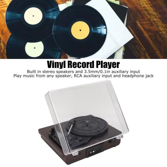 Tourne-Disque Vinyle, Gramophone Rétro, Haut-Parleur Bluetooth Rétro Créatif, Tourne-Disque, Vie