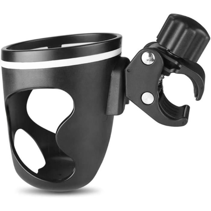 TUSNAKE Porte-Bidon Vélo Et Poussette Rotation 360° - Universel Pour Bouteilles D'Eau
