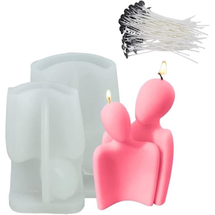 5 Moules à Bougie En Silicone Anges - DIY, Savon, Chocolat - Faciles à Utiliser