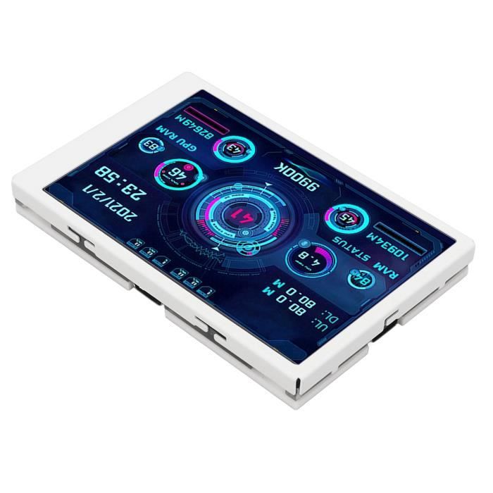 Mini Ecran Usb SUC-Mini écran USB IPS Moniteur de température d'ordinateur 3,5 pouces ...
