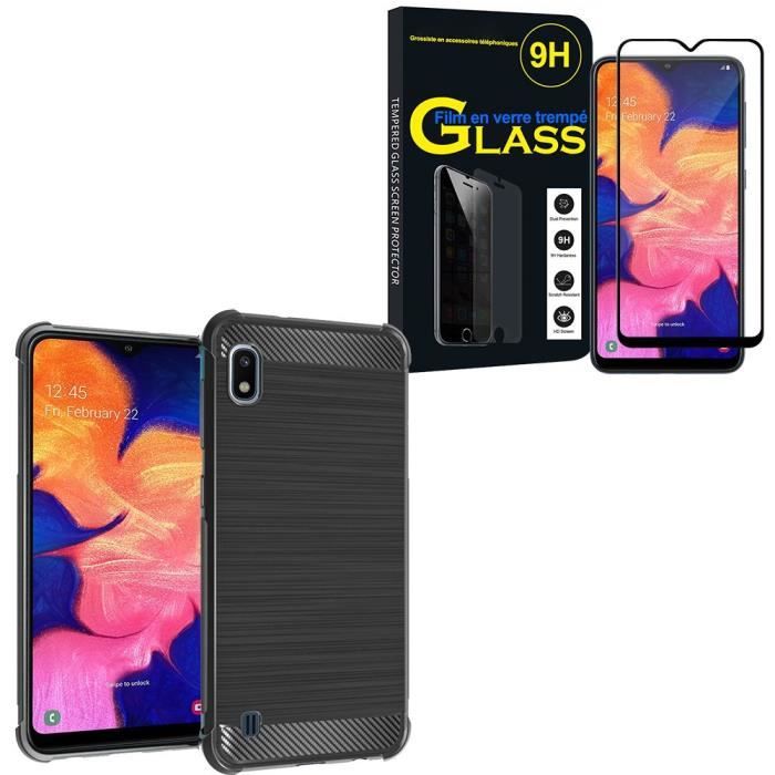 Coque protection 360° Avant Arrière Verre Trempé Samsung Galaxy A10 6.2" Coque protection 360° Avant Arrière Verre Trempé Samsung Galaxy A10 6.2"