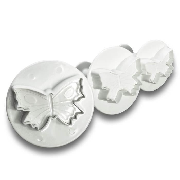 Papillon Nervure Fondant Plunger Kit Pate A Sucre Decoration Gateau Patisserie Par Loypack Cdiscount Maison