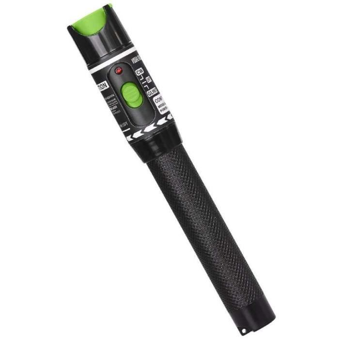 Stylo Localisateur De Défauts Pour Fibre Optique - 30mW, Portée 30KM, Interface 2.5mm - Vert