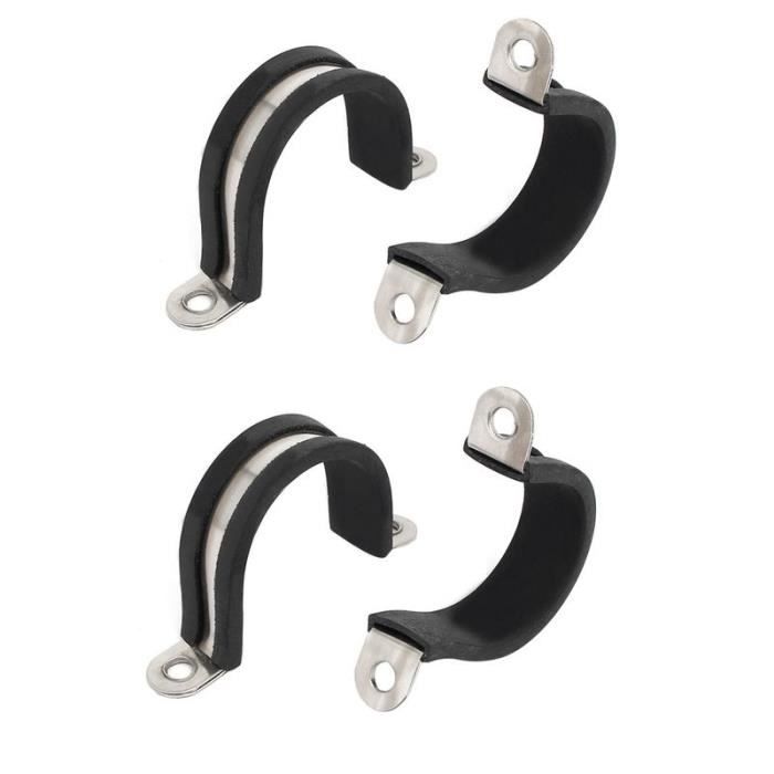 12mm Dia bordé caoutchouc forme tuyau R Zingué Collier serre-câble