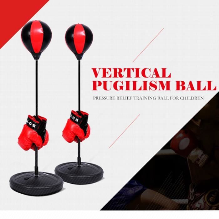 Punching Ball de Vitesse -Sac de Frappe -Réglable Avec Gants de Boxe Punching Ball de Vitesse -Sac de Frappe -Réglable Avec Gants de Boxe