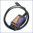 ELM327 USB OBD2 Car Diagnostics Scanner for Windows PC-1