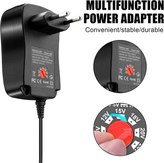 Adaptateur Secteur Chargeur Mural Pour PSP 1000 2000 3000 - Prise UE Compact