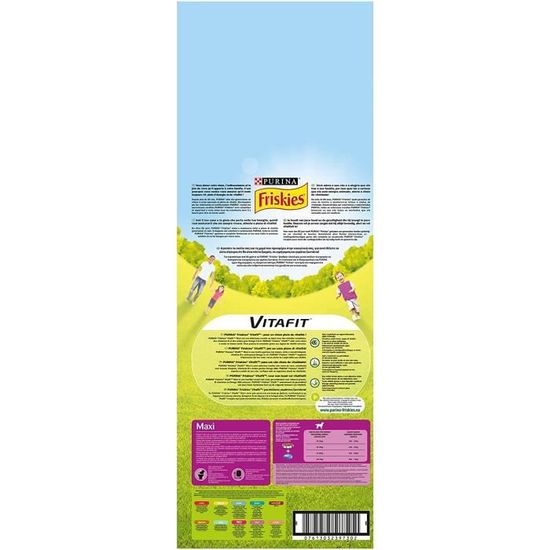 Friskies Vitafit Maxi au B uf 18 KG Croquettes pour Chien Adulte de Plus de 25 kg 691811 Cdiscount