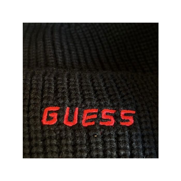 Bonnet Guess Homme Logo red Noir Polyester Noir Cdiscount Prêt-à