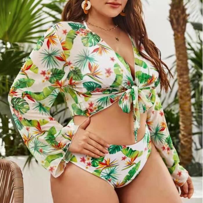 Sexy maillot de bain femme, Taille Haute Biikini Ensemble