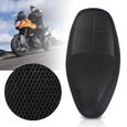 housse recouvrement selle m moto scooter mobylette quad antiderapant maille noir-2