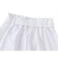 Amzbarley Pantalon Femme Blanc Avec Des Poches Insérées Obliques Sur Les Côtés Pantalon Droit Pantalon Bureau Habillage-2