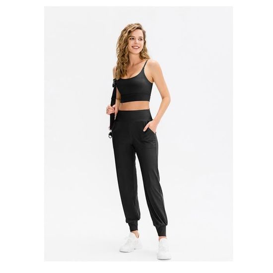 Eheartsgir Pantalon De Jogging Léger Femme - Pantalon Sport Élastique Séchage Rapide Course Et Entraînement