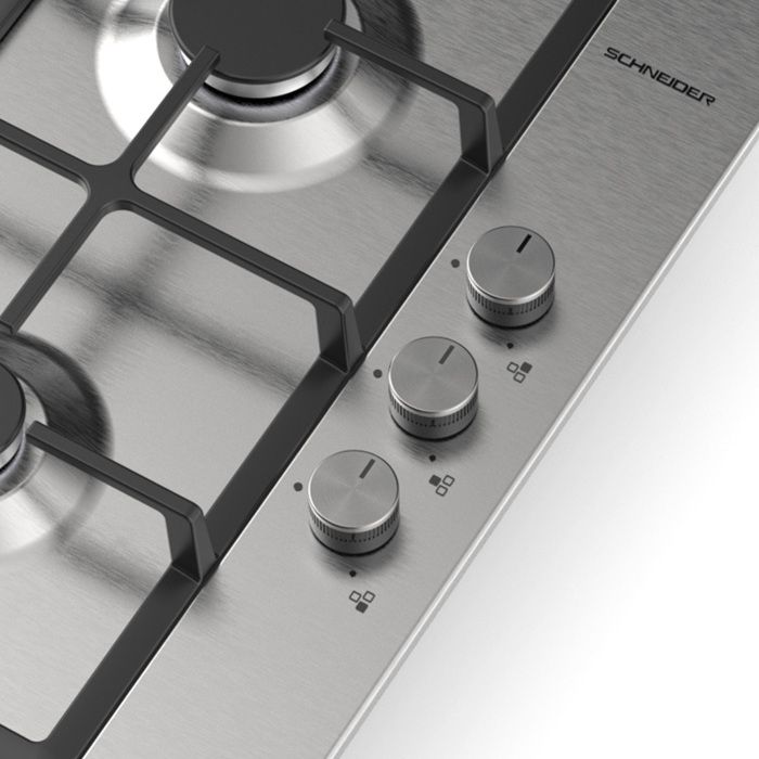 SCHNEIDER SCTG631EX12 Plaque de cuisson gaz 3 foyers Gaz butane