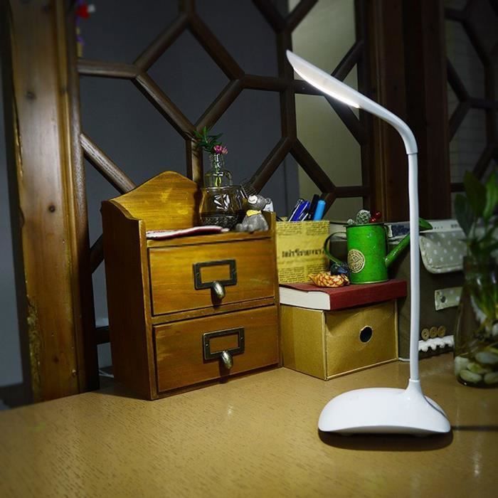 Lampe de Bureau Sans Fil, WOVTE Lampe de Bureau LED avec 3 Niveau de  Luminosité, Lampe de Bureau Enfant - Cdiscount Maison