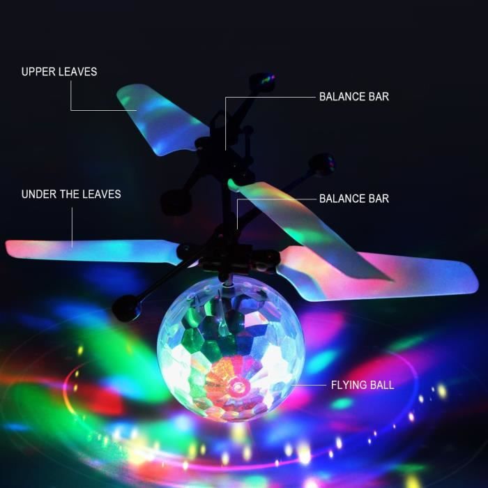 Boule Volante Magique Lumineuse Jouet UFO Drone à Induction - FIFY STORE