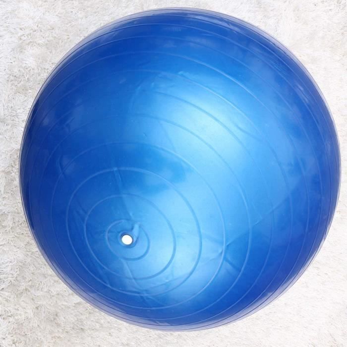 Balle De Yoga Et Pilates KM-Fit Balle De Gymnastique 65 Cm | Ballon D'Entraînement Avec Pompe | Anti-Burst | Idéal Pour Fitness, Yoga, Pilates, Core Training | Bleu Charge Max 300 Kg Siège Bureau
