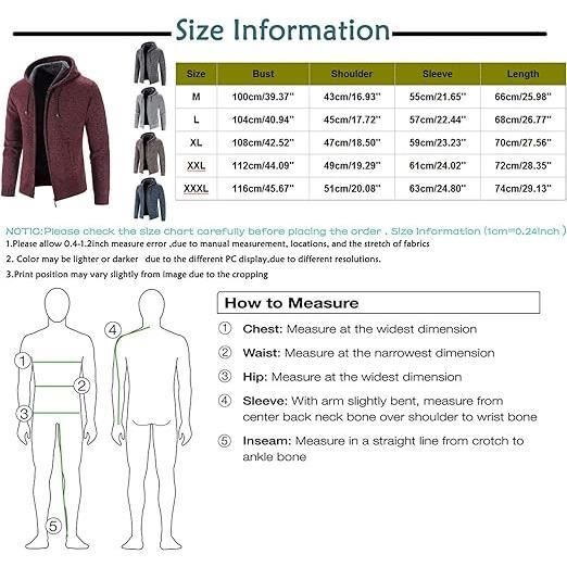 Blouson Homme Automne Hiver ?� Capuche Chaud ?� Cordon Poches Zipp?� Tunique Sport Travail Vintage 