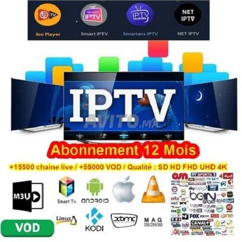 IPTV-12MOIS, ABONNEMENT IPTV-12MOIS