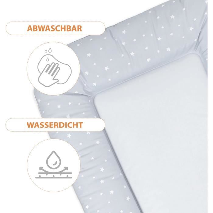 Kikkaboo Matelas à Langer Pliable Bear With Me 80x50 Cm - Idéal Déplacements, Coloris Verdoyant