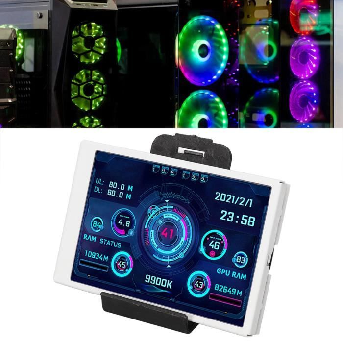 Mini Ecran Usb SUC-Mini écran USB IPS Moniteur de température d'ordinateur 3,5 pouces ...