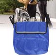 Sac de rangement pour dossier de fauteuil roulant Accessoire de sac suspendu pour aide à la mobilité pour scooter électrique (bleu)-3