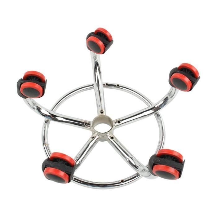 MEYEBP Tabouret Roulant Pivotant Réglable En Hauteur - Tabouret De Coiffeur Hydraulique Doré