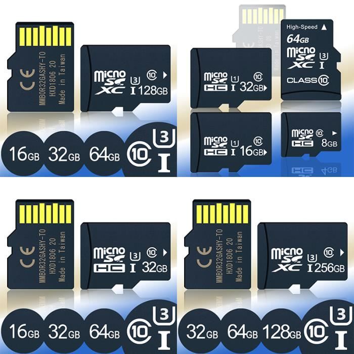 TF carte mémoire Micro 32Go classe 10 U3 avec le meilleur choix de vente en  vrac de l'adaptateur - Chine Carte Micro SD et la carte de TF prix