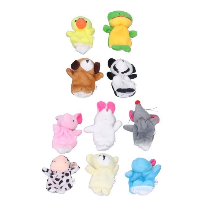 ENSEMBLE DE 7 Singes En Peluche, Marionnettes à Doigts, Jouets