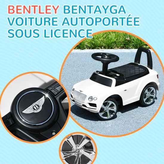 Porteur Bébé Jeep Licence Officielle 18-36 Mois - Avec Coffre, Klaxon Et Roues Stables