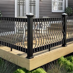Balustres en fer pour escaliers, broches creuses en métal, 44 x 1/2
