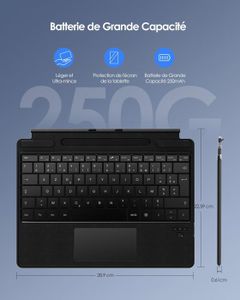 Claviers surface pro pour tablette