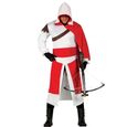 Costume de chevalier Assassin's Creed - Homme - Rouge et noir - Licence Assassin's Creed-0