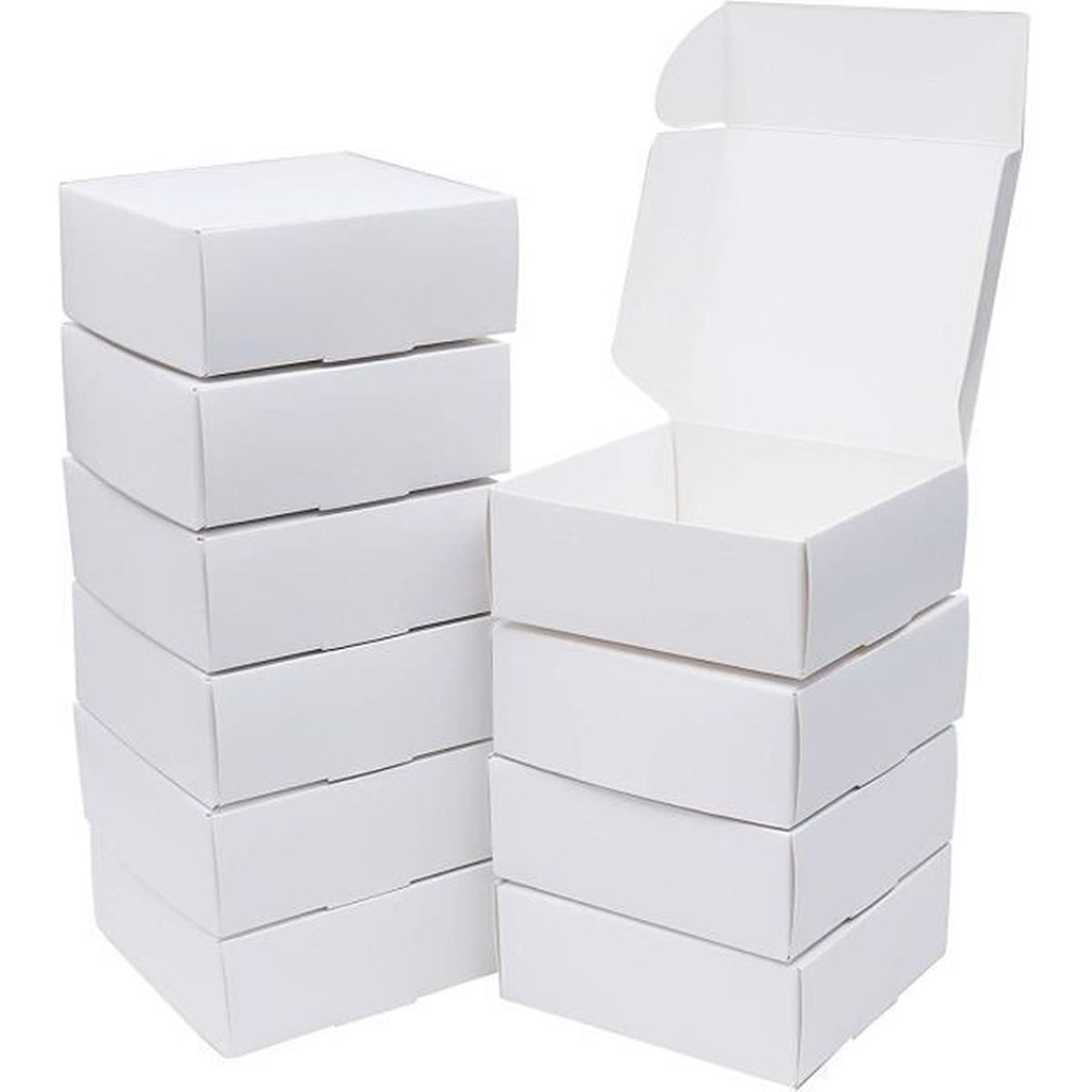 Boite A Gateaux Pour Patisserie En Carton Blanc Cdiscount