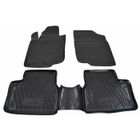 Tapis De Sol En Caoutchouc 3D Exclusive - J&J AUTOMOTIVE - Peugeot 207 - Noir - Sur Mesure - Antidérapant