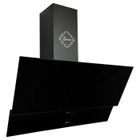 GURARI - Hotte aspirante inclinée - GCH D 268 8 Prime - 80 cm - Noire - Verre - Classe d'efficacité énergétique A - 1 000 m³/h