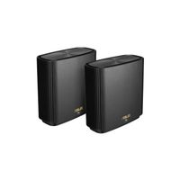 Asus Set de 2 Routeurs sans fil ZENWiFi XT9 noir - Wi-FI 6 AX Mesh, Tri-Bande, 7800 Mbit-s, 530m2