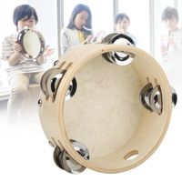 Instruments de musique pour enfants, tambour à main, éducation éducative pour enfants de 6 pouces pour les performances de